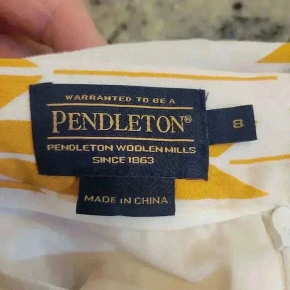 Pendleton Women's Goldenrod Arrow Viscose Top & Skirt NEW - Picture 6 of 11